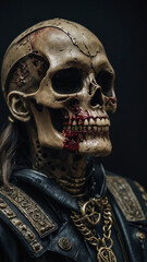 Obraz premium halloween make up 