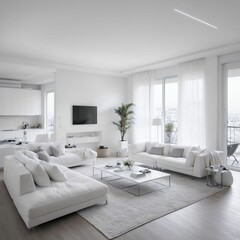 Fototapeta premium living room interior