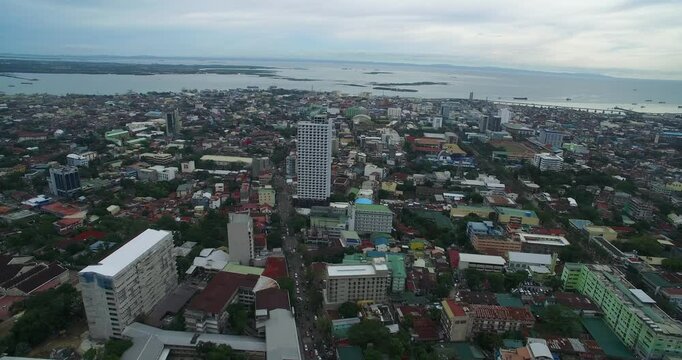 Cebu City Cityscape with Skyscrapers and Local Architecture. Philippines. Province of Philippines located in the Central Visayas L9