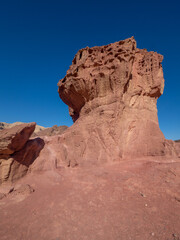 Fototapeta premium Mushroom natural formation at Timna Park, Israel
