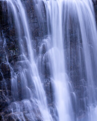 Upper Ames Waterfall, Falls, in the Southern Colorado Mountains,  America, USA.