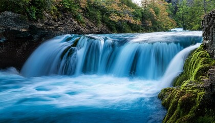 Obraz premium waterfall in the forest