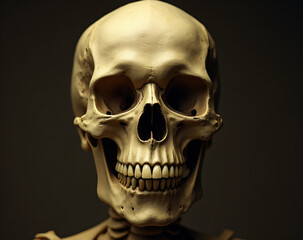 Fototapeta premium A skull's expression seemed to soften into a warm smile._00004_