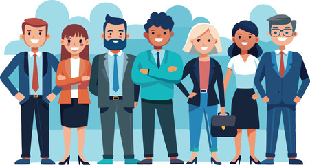 Naklejka premium Group people art SVG or Vector image