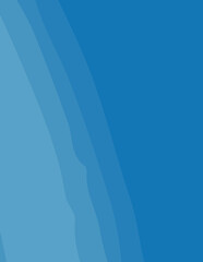 blue minimalist abstract aesthetic illustration. Modern style wall decoration. Contemporary artistic poster collection