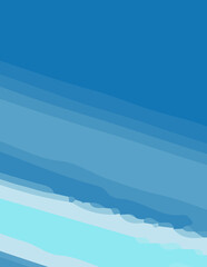 blue minimalist abstract aesthetic illustration. Modern style wall decoration. Contemporary artistic poster collection