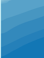 blue minimalist abstract aesthetic illustration. Modern style wall decoration. Contemporary artistic poster collection