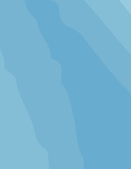 blue minimalist abstract aesthetic illustration. Modern style wall decoration. Contemporary artistic poster collection