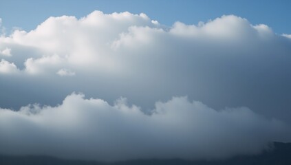 Obraz premium Foggy or cloudy atmosphere