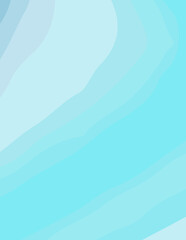 blue minimalist abstract aesthetic illustration. Modern style wall decoration. Contemporary artistic poster collection