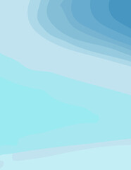 blue minimalist abstract aesthetic illustration. Modern style wall decoration. Contemporary artistic poster collection