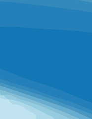 blue minimalist abstract aesthetic illustration. Modern style wall decoration. Contemporary artistic poster collection