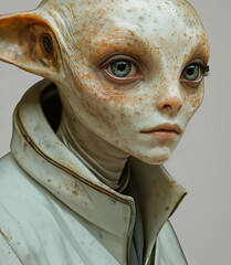 Alien Female Hybrid Visitor