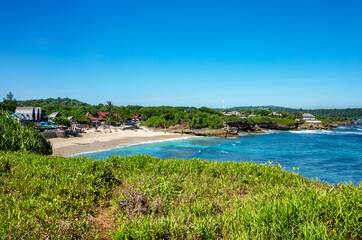 Obraz premium Dream Beach, Island Nusa Lembongan, Indonesia, Southeast Asia.