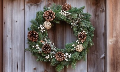 Rustic holiday wreath designs natural and earthy creations for a warm festive home