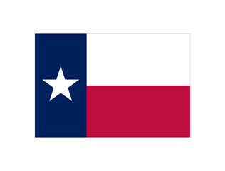 Flag of Texas state, US