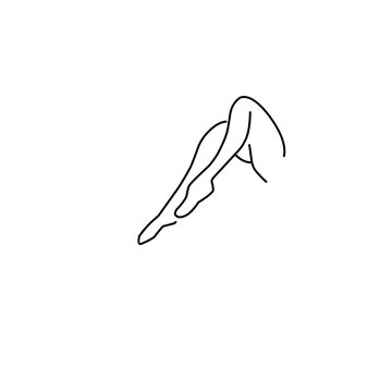recommend clip art: Hand Drawn Sexy Woman Legs