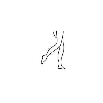 recommend clip art: Hand Drawn Sexy Woman Legs