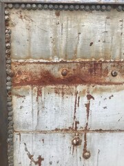 Abstract background of a rusty metal sheet