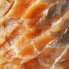 Detailed Image of Fish Meat Texture