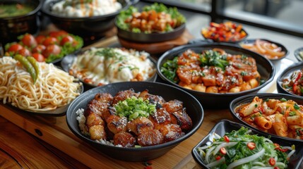 Fototapeta premium fusion food
