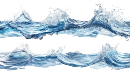 Realistic Collection of Seamless Ocean Wave Backgrounds for Summer Generative AI
