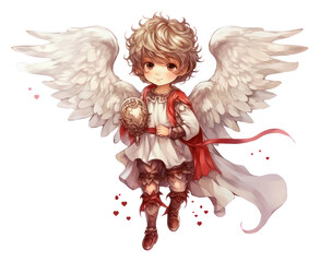 PNG Child angel anime cupid representation.
