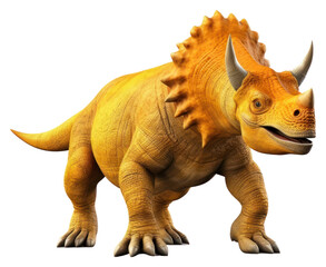 Fototapeta premium PNG Dinosaur animal white background representation.