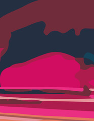 minimalist abstract aesthetic illustration. Modern style wall decoration. contemporary artistic poster. banners