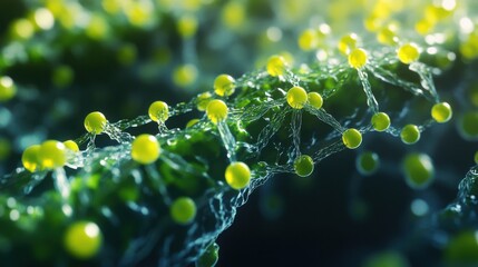 Exploring Microscopic Life: The Beauty of Cells and Molecules in Nature