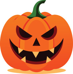 Grinning Jack-o'-Lantern Halloween Pumpkin Carving