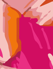 minimalist abstract aesthetic illustration. Modern style wall decoration. contemporary artistic poster. banners