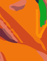 minimalist abstract aesthetic illustration. Modern style wall decoration. contemporary artistic poster. banners