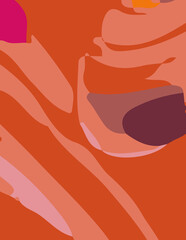 minimalist abstract aesthetic illustration. Modern style wall decoration. contemporary artistic poster. banners