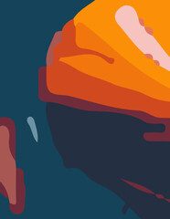 Fototapeta premium minimalist abstract aesthetic illustration. Modern style wall decoration. contemporary artistic poster. banners