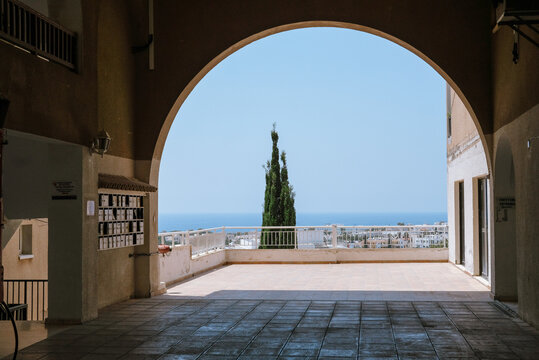 Pafos view on the sea