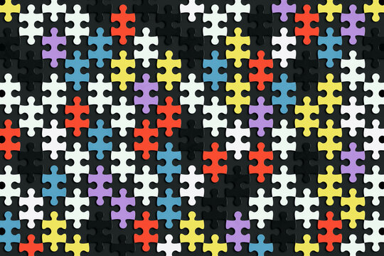 Unfinished Jigsaw Puzzles - Harmonious Pattern