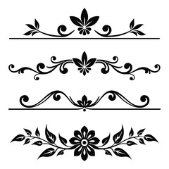 Classic Decorative Borders. classic decorative borders perfect for wedding invitations, greeting cards, and sophisticated projects. © ShehPix