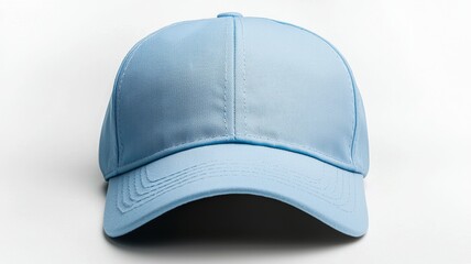 Light blue cap displayed on a plain background, ideal for casual wear or outdoor activities