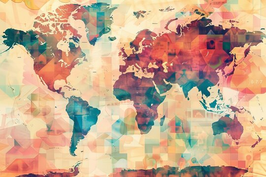A map showing global tobacco consumption rates decreasing over time