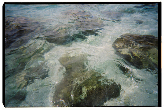 Clear Water Over Rocks