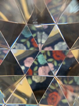 Floral art through prism