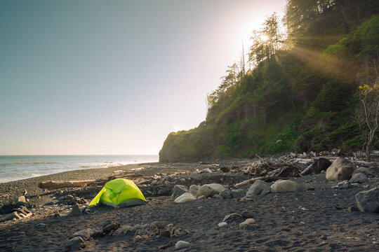 Beach Camping on the Lost Coast