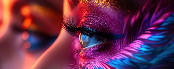 Fashion and beauty events, dynamic scenes, vibrant colors, photography, glamorous