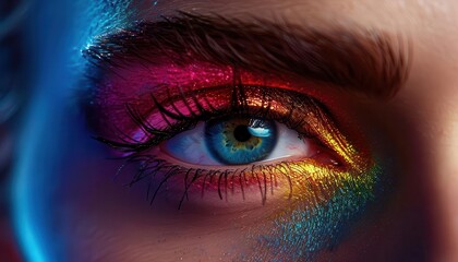 Fashion and beauty photography, vibrant colors, glamorous models, photography, artistic