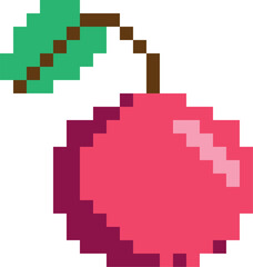 video game item pixelated cherry