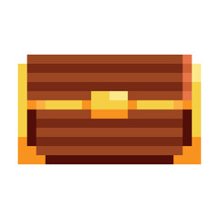 video game item pixelated treasure © Gstudio