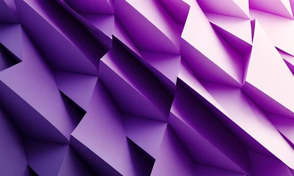 3d Asymmetric flexibility geometric lilack and white Architecture