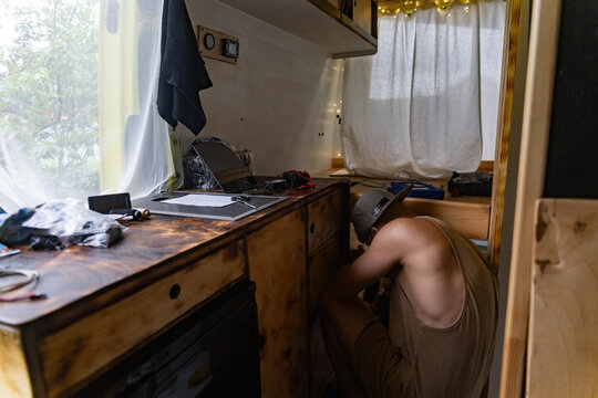 DIY Cozy Handmade Motorhome Building Alone 