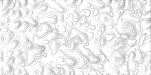 Abstract Gradient line topographic Contour Scheme & Geographic Moutain terrain. Contour map background. Cartographic Weave with seamless striped patterns and wavy gradient lines	